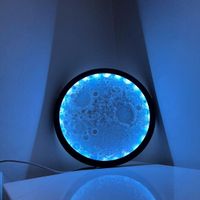 تابلو کره ماه 3d|تابلو، نقاشی، عکس|تهران, دروازه شمیران|دیوار