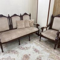 مبلمان استیل ۷ نفره چوب راش|مبلمان خانگی و میز عسلی|تهران, شهرک پرواز|دیوار