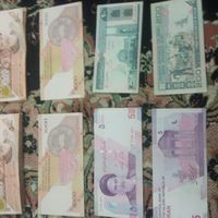 تعدادی پول اسکناس قدیمی جمهوری|کلکسیون سکه، تمبر، اسکناس|تهران, شهرک تختی|دیوار