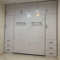 تخت کمجا مدل 01همراه کمددیواری تختخواب کم‌جا تاشو|تخت و سرویس خواب|تهران, خانی‌آباد نو|دیوار