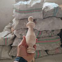 ستون خراطی آباژور و لوستر چوبی وسط سوراخ|لوستر و چراغ آویز|تهران, بهارستان|دیوار