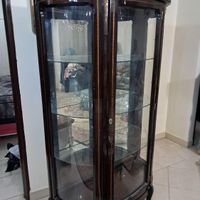 ویترین تمام چوب پشت آیینه ای|بوفه، ویترین، کنسول|تهران, آذری|دیوار