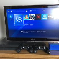 ست کامل گیم کنسول ps4 دو‌ دسته مانیتور و اسپیکر|کنسول، بازی ویدئویی و آنلاین|تهران, تهرانپارس غربی|دیوار