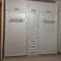 تخت کمجا مدل 01همراه کمددیواری تختخواب کم‌جا تاشو|تخت و سرویس خواب|تهران, خانی‌آباد نو|دیوار