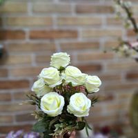 رز هلندی بوته ای ۱۰گل|گل مصنوعی|تهران, امامزاده حسن(ع)|دیوار