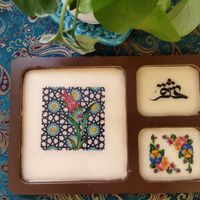 سینی زیر ماگی و فنجان با سه طرح خاص و عشق|صنایع دستی و سایر لوازم تزئینی|تهران, اقدسیه|دیوار