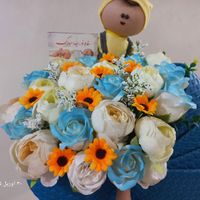 باکس گهواره ای  نوزاد گل مصنوعی هدیه قدم نورسیده|گل مصنوعی|مشهد, طبرسی شمالی|دیوار