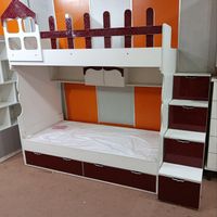 تخت دوطبقه آماده تحویل .قیمت عمده وپخش|تخت و سرویس خواب|مشهد, بلوار توس|دیوار