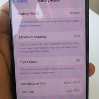 اپل iPhone 15 Pro با حافظهٔ ۱۲۸ گیگابایت|موبایل|تهران, خواجه نصیر طوسی|دیوار