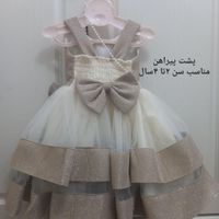 ۲عدد پیراهن دخترانه شیک مجلسی.مناسب ۴تا۶و ۲تا۴سال|کفش و لباس بچه|تهران, نازی‌آباد|دیوار
