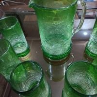 پارچ و لیوان قدیمی|کلکسیون اشیاء عتیقه|تهران, پلیس|دیوار