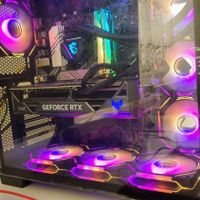 کیس گیمینگ رندرینگ 4070ti و 13600kf کاملا نو|رایانه رومیزی|تهران, جی|دیوار