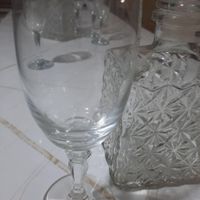 جام شراب گیلاس شراب خوری ست ۴ عددی کریستال ۶۰۰هزار|حراج|تهران, جنت‌آباد شمالی|دیوار