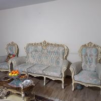 مبل استیل ۹ نفره به همراه بوفه و میز عسلی ها|مبلمان خانگی و میز عسلی|تهران, شهرک آپادانا|دیوار