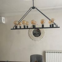 لوستر فلزی مدرن|لوستر و چراغ آویز|تهران, جنت‌آباد جنوبی|دیوار
