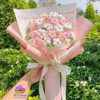 دسته گل بافتنی پینترسی|گل مصنوعی|تهران, دولت‌آباد|دیوار