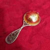 چای صافکن روسی مارکدار،ملیله بکرقدیمی|کلکسیون اشیاء عتیقه|مشهد, کاشمر|دیوار