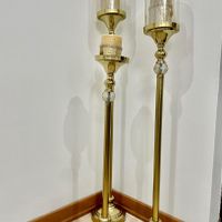 آباژور و شمعدان کنار سالنی|چراغ خواب و آباژور|تهران, جنت‌آباد شمالی|دیوار