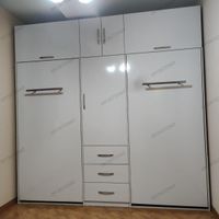تخت کمجا مدل 01همراه کمددیواری تختخواب کم‌جا تاشو|تخت و سرویس خواب|تهران, خانی‌آباد نو|دیوار