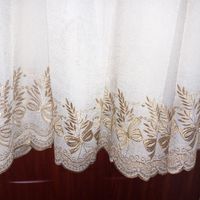پرده گل دوزی شده طرح گندم|پرده، رانر، رومیزی|تهران, حکیمیه|دیوار