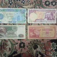 تعدادی پول اسکناس قدیمی جمهوری|کلکسیون سکه، تمبر، اسکناس|تهران, شهرک تختی|دیوار