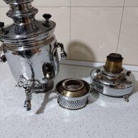 سماور زغالی روسی قدیمی مهر دار|کلکسیون اشیاء عتیقه|تهران, قیطریه|دیوار