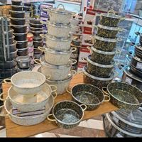 سرویس قابلمه چدن گرانیت ۱۵پارچه کوشا|ظروف پخت‌وپز|تهران, شوش|دیوار