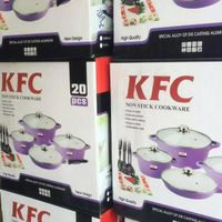 سرویس قابلمه تفلون ۸تیکه برند kfc|ظروف پخت‌وپز|تهران, جنت‌آباد شمالی|دیوار