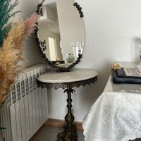 آینه و‌کنسول برنجی|بوفه، ویترین، کنسول|تهران, استخر|دیوار