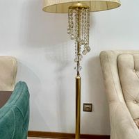 آباژور و شمعدان کنار سالنی|چراغ خواب و آباژور|تهران, جنت‌آباد شمالی|دیوار