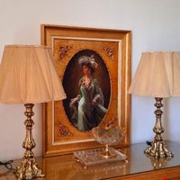 اباژور جفت پایه فلزی|چراغ خواب و آباژور|تهران, پاسداران|دیوار