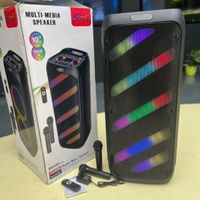 اسپیکرپارتی باکس حرفه ای 2میکروفون یک مترzqs10210|پخش‌کننده همراه|تهران, نازی‌آباد|دیوار