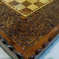 تخته نرد تمام چوب گردو دست ساز منبتکاری معرقکاری|اسباب‌‌بازی|تهران, سبلان|دیوار