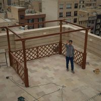 پرگولای چوبی مناسب روفگاردن و محوطه سازی|مصالح و تجهیزات ساختمان|تهران, نیرو هوایی|دیوار