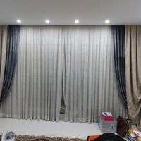 پرده پذیرای سه تیکه‌ پارچه ترک  - فروش بعلت مهاجرت|پرده، رانر، رومیزی|تهران, سبلان|دیوار