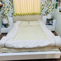 سرویس خواب دو نفره با میز آرایش و پاتختی و آباژور|تخت و سرویس خواب|تهران, میدان ولیعصر|دیوار