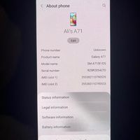 سامسونگ Galaxy A71 ۱۲۸ گیگابایت|موبایل|بوشهر, |دیوار