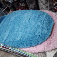 فرش بیضی فلوکاتی پرزدار شقی سایز ۱×۱/۵|فرش|تبریز, |دیوار