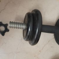 دمبل با دو دسته  با ۱۶ وزنه متغیر|تجهیزات ورزشی|تهران, جنت‌آباد جنوبی|دیوار