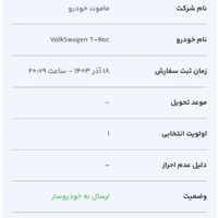فولکس تی راک، مدل ۲۰۲۴|خودرو سواری و وانت|مشهد, احمدآباد|دیوار