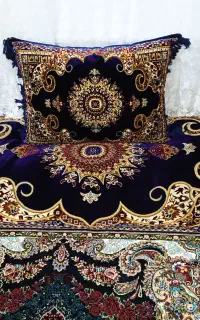 4عددپوش تشک 4تابالشت 8 تالوله ای