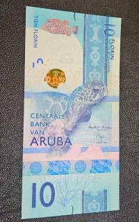 اسکناس 10 آروبا نایاب/ اسکناس کلکسیونی