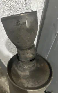 منبع اگزوز ۲۲۰ بنزی به همراه سر اگزوز رویال