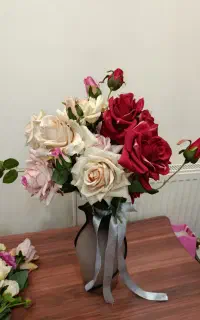 گل مصنوعی رز