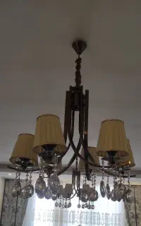 دو عدد لوستر ۶ شاخه