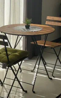 میزوصندلی تاشو تراس،ویلا،کافه،رستوران،آشپزخانه