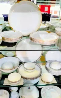 سرویس26پارچه لب طلایی فرانسوی فروشگاه آل رسول