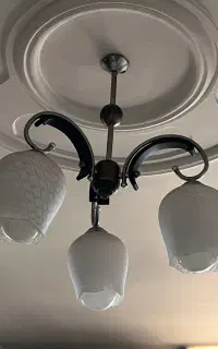 لوستر ۳شعله و یک شعله