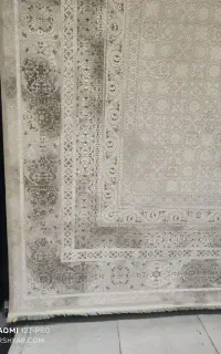 فرش 1200 شانه کاشان کرم نسکافه ای موکا 12متری9متری