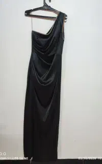 پیراهن مجلسی یقه رومی